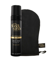 Liquid Gold Self Tanning Foam & Application Mitt Bundle